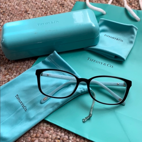 Tiffany & Co. Accessories - TIFFANY & CO RX EYEGLASSES FRAMES BLACK /BLUE